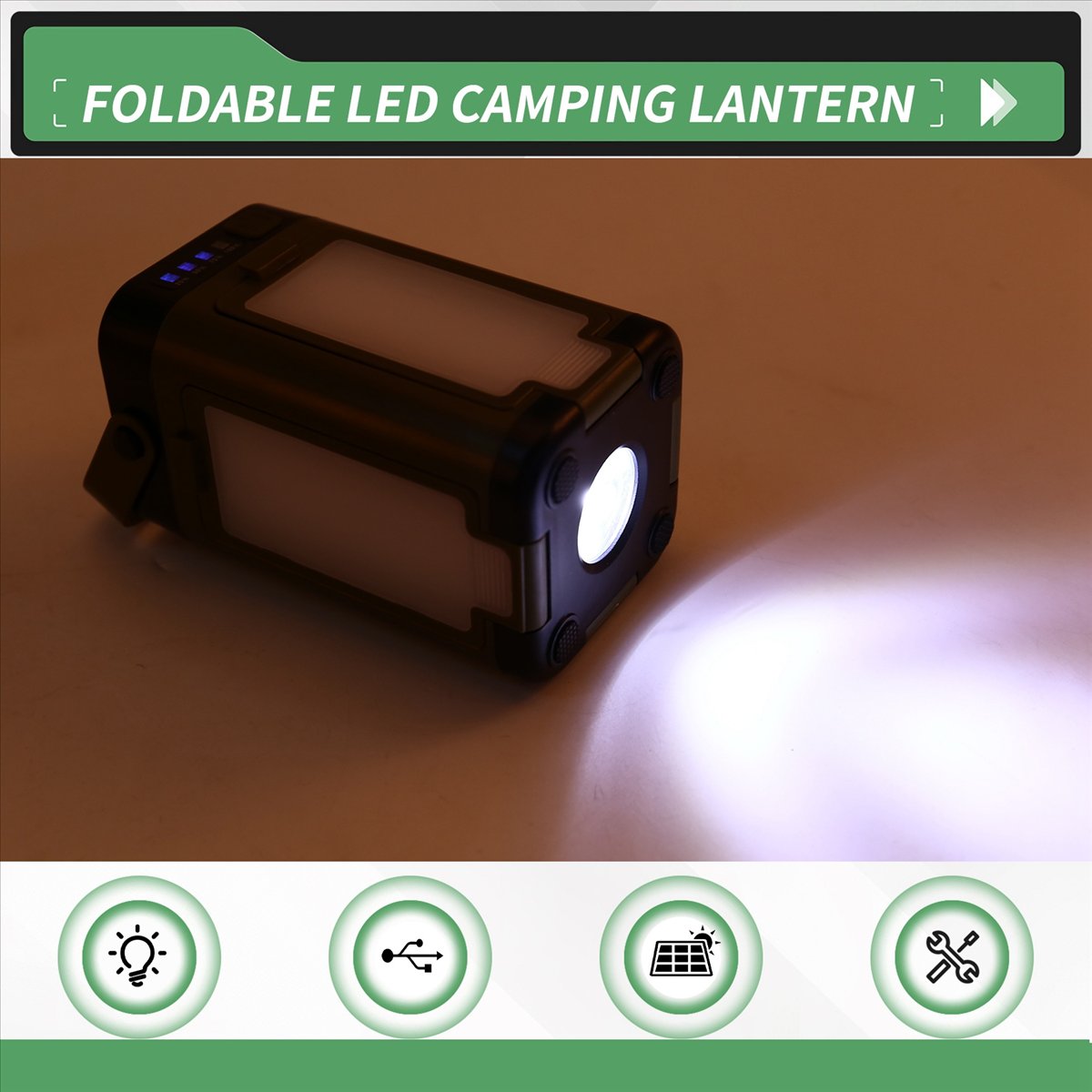Power Outage Light - Lanterna de Camping LED Dobrável X08A